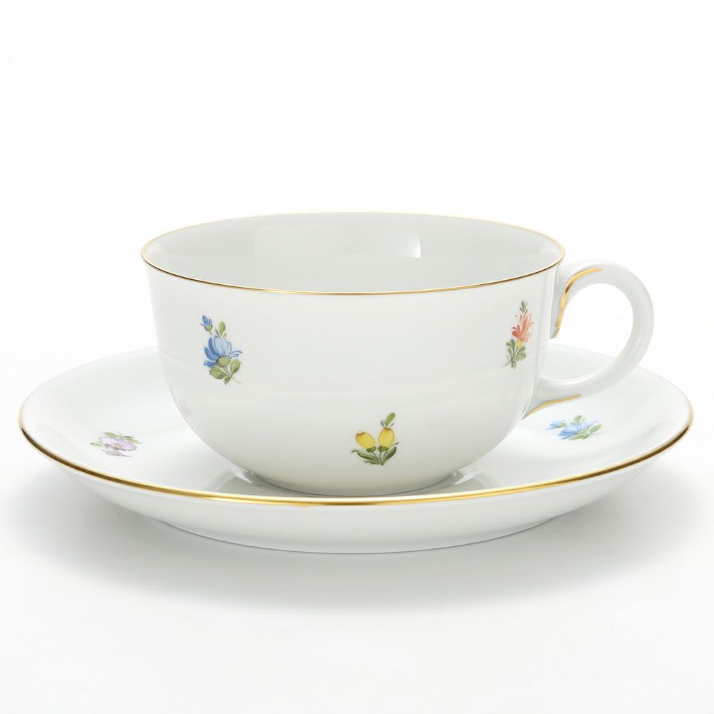 アウガルテン（AUGARTEN） スキャタードフラワー（5096） ティーカップ＆ソーサー（S） 200ml（001）