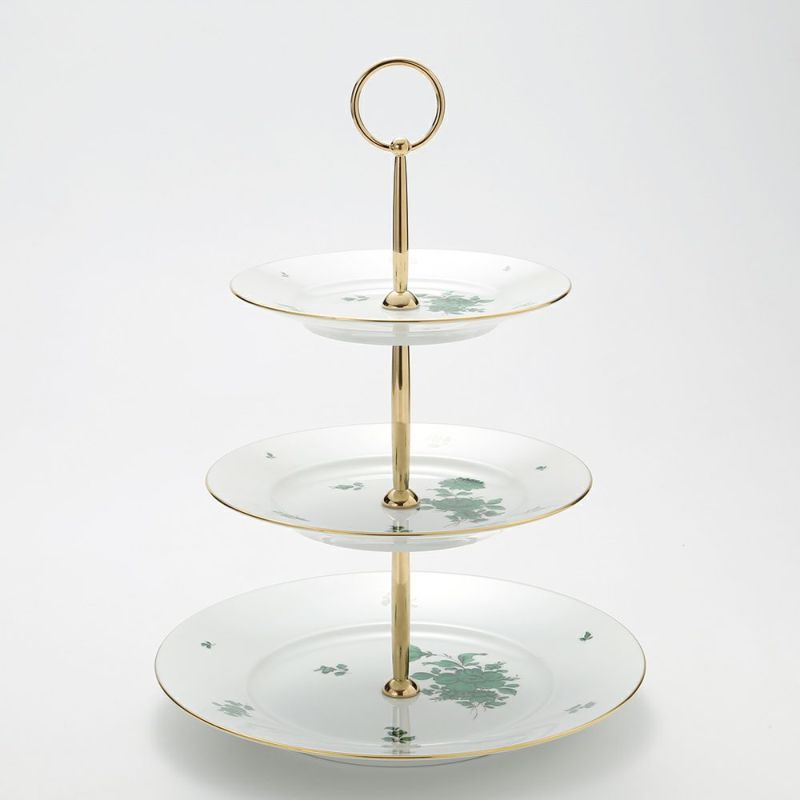 アウガルテン（AUGARTEN） マリアテレジア（5098） 3段ケーキプレート 33cm（001）