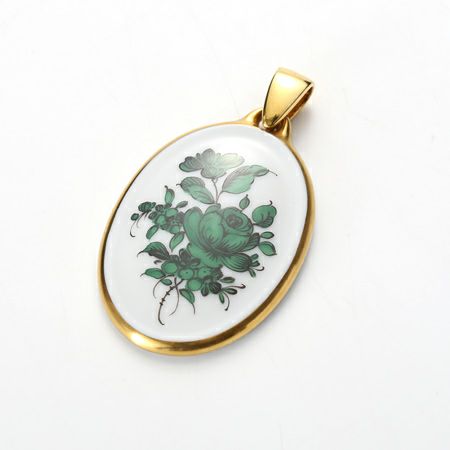 アウガルテン（AUGARTEN） マリアテレジア（5098） ペンダント（金縁）（753）