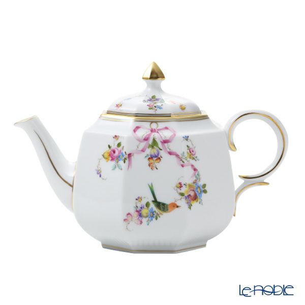 ヘレンド 地中海の庭 ティーセット オクタゴナル 2人用