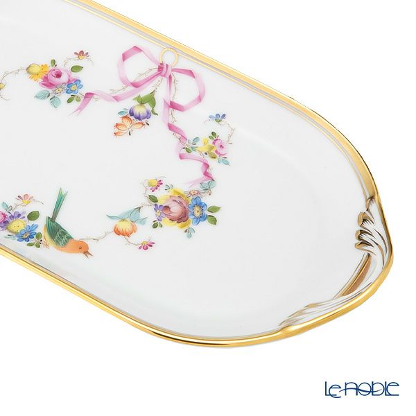 ヘレンド 地中海の庭 JM サービストレイ 23cm 02437-0-00