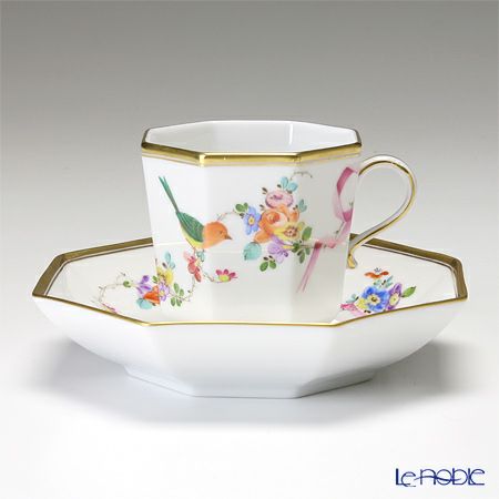 ヘレンド 地中海の庭 JM 04304-0-00 オクタゴナルカップ＆ソーサー