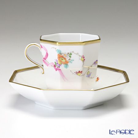 ヘレンド 地中海の庭 JM 04304-0-00 オクタゴナルカップ＆ソーサー