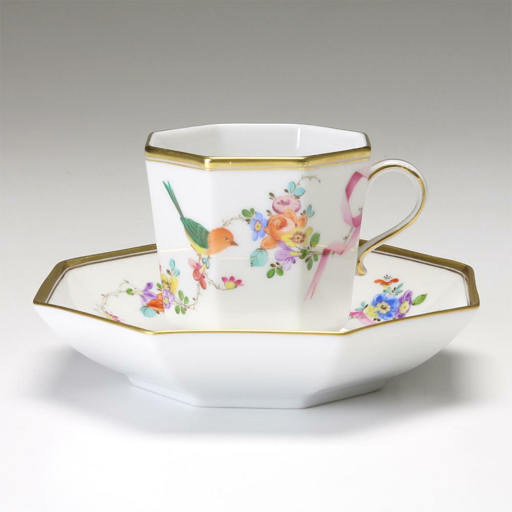 ヘレンド 地中海の庭 JM 04304-0-00 オクタゴナルカップ＆ソーサー