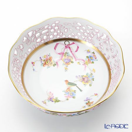 ヘレンド 地中海の庭 JM 07463-0-00 透かしボウル 20cm