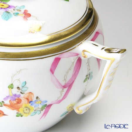 ヘレンド 地中海の庭 JM 20472-0-09 シュガーポット（ローズ） 200ml