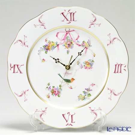 ヘレンド 地中海の庭 JM 000527-0-47 ウォールクロック 28.5cm