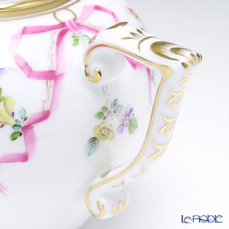 ヘレンド 地中海の庭 JM 20608-0-09／20605 ティーポット（ローズ） 400ml