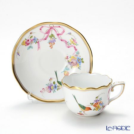 ヘレンド 地中海の庭 JM 20711-0-00 モカカップ＆ソーサー