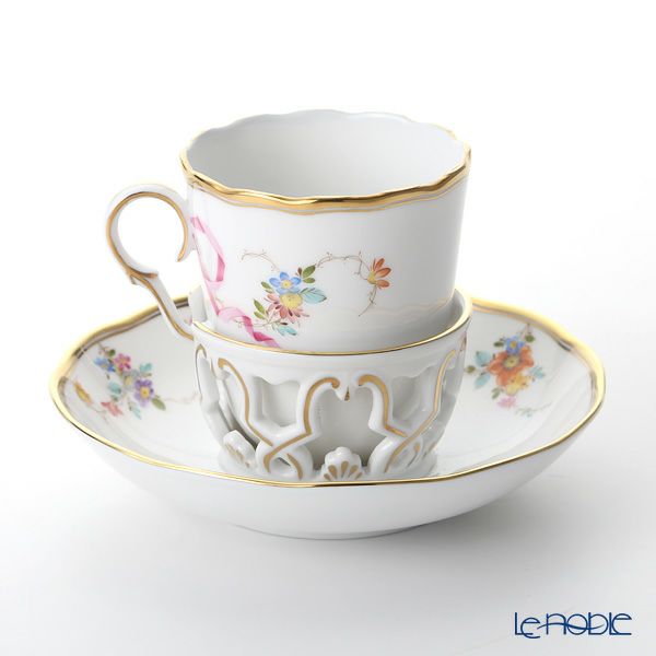 ヘレンド 地中海の庭 JM 20713-0-00 チョコレートカップ＆ソーサー