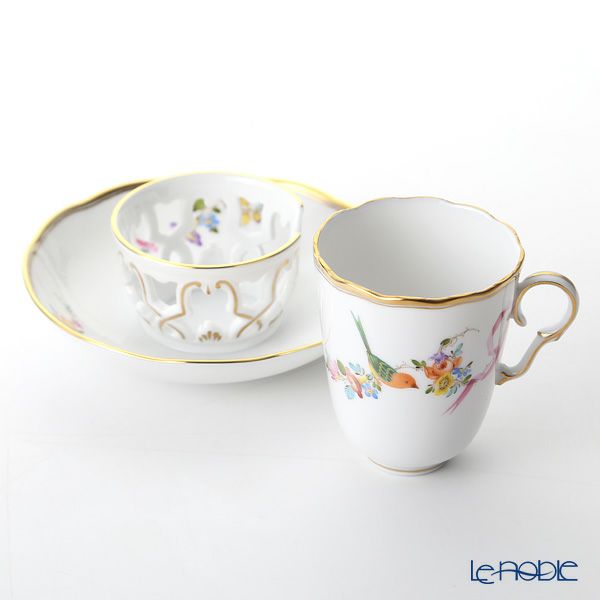 ヘレンド 地中海の庭 JM 20713-0-00 チョコレートカップ＆ソーサー