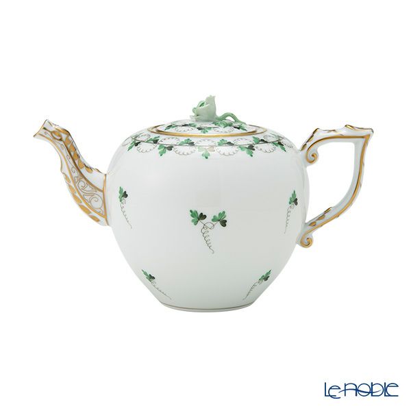 ヘレンド パセリグリーン PE 00606-0-09 ティーポット ローズ 800ml