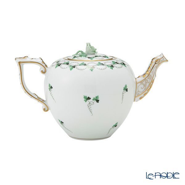 ヘレンド パセリグリーン PE 00606-0-09 ティーポット ローズ 800ml