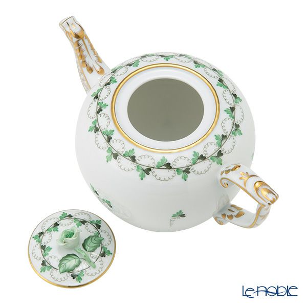 ヘレンド パセリグリーン PE 00606-0-09 ティーポット ローズ 800ml