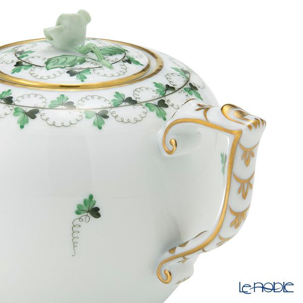 ヘレンド パセリグリーン PE 00606-0-09 ティーポット ローズ 800ml