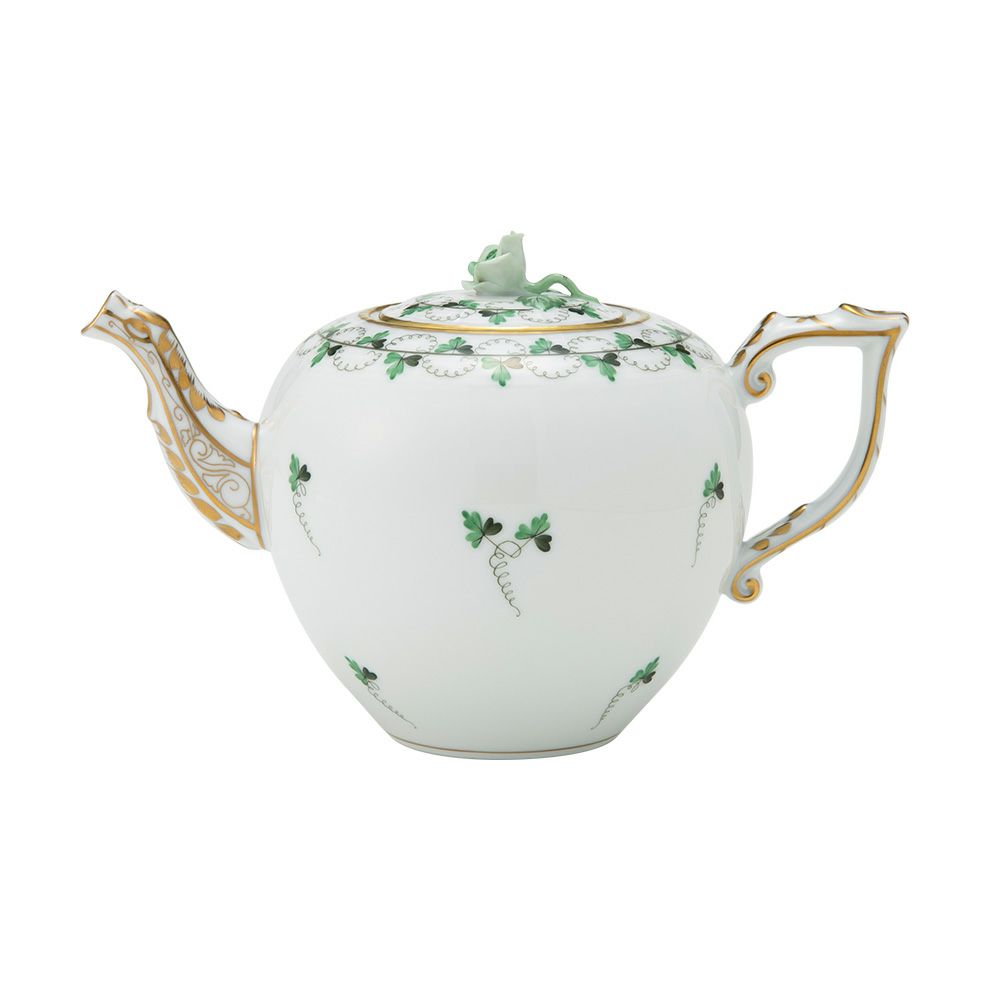 ヘレンド パセリグリーン PE 00606-0-09 ティーポット ローズ 800ml