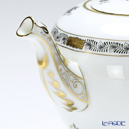 ヘレンド アポニーブラック 00606-0-06 ティーポット ツイスト 800ml