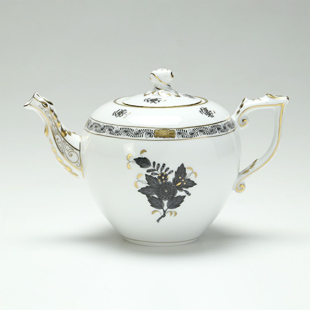 ヘレンド アポニーブラック 00606-0-06 ティーポット ツイスト 800ml