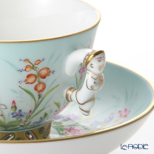 ヘレンド シノワズリ（中国趣味） フォーシーズン QS 03371-0-21 スモールカップ＆ソーサー