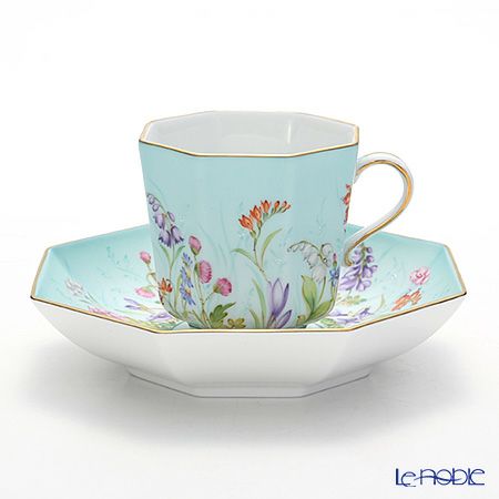 ヘレンド フォーシーズン QS 04304-0-00 オクタゴナルカップ＆ソーサー