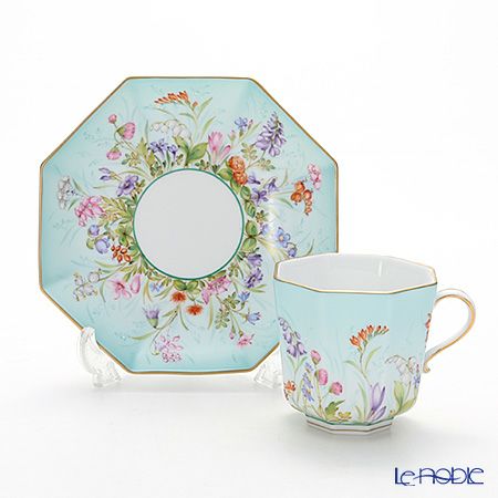 ヘレンド フォーシーズン QS 04304-0-00 オクタゴナルカップ＆ソーサー