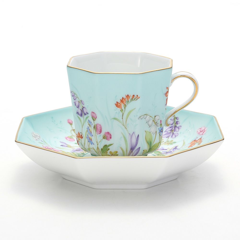 ヘレンド フォーシーズン QS 04304-0-00 オクタゴナルカップ＆ソーサー