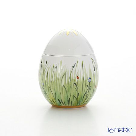 アウガルテン（AUGARTEN） スプリング グリーンメドウ＆フラワー（5504） エッグボックススタンド 8cm（606）