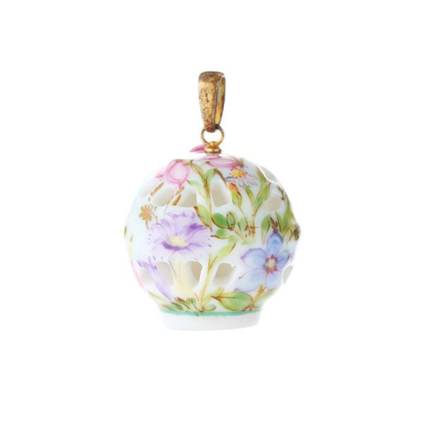 ヘレンド ペンダントトップ QS 08140-0-47 透かしボンボン フォーシーズン 2cm