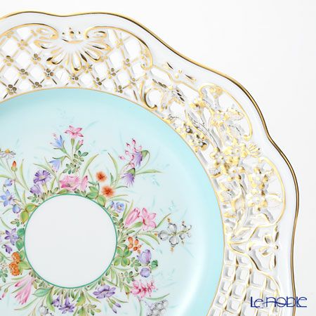 ヘレンド フォーシーズン QS 08406-0-50 プレート（オープンワーク） 25.8cm