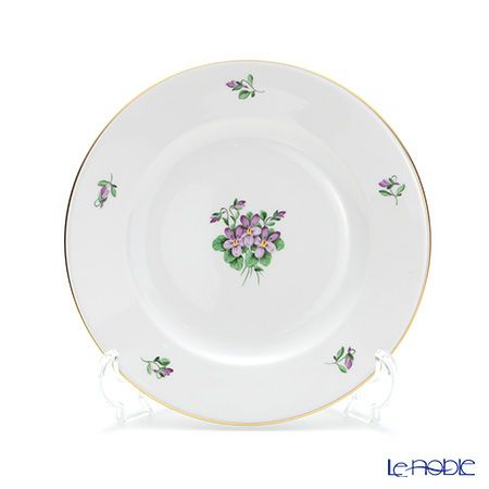 アウガルテン（AUGARTEN） バイオレットブーケ（5600） プレート 20cm（001シューベルトシェイプ）