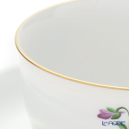 アウガルテン（AUGARTEN） バイオレットブーケ（5600） ティーカップ＆ソーサー（S） 200ml（001シューベルトシェイプ）