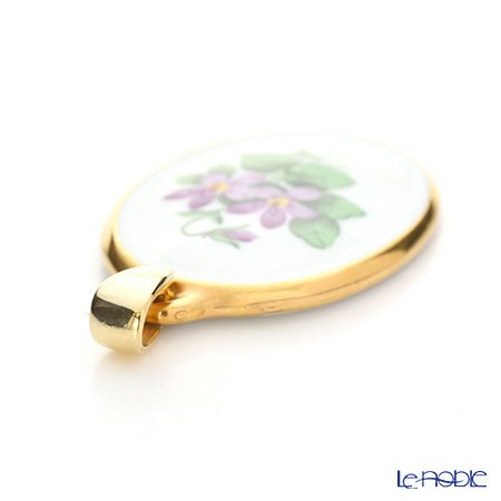 アウガルテン（AUGARTEN） バイオレットブーケ（5600） ペンダント（金縁）（753）