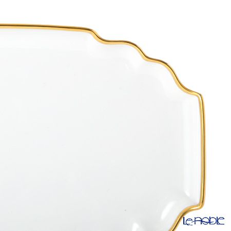 アウガルテン（AUGARTEN） ゴールドリム（5625） サンドイッチトレイ 25×14cm（746）