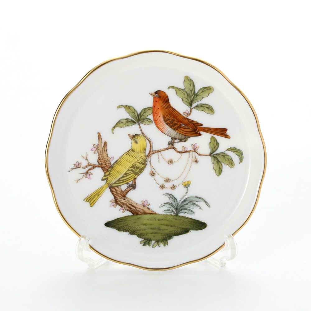 ヘレンド ロスチャイルドバード RO-6 00341-0-00 コースター10cm