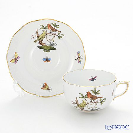ヘレンド ロスチャイルドバード RO-6 00724-0-00 ティーカップ＆ソーサー 200ml