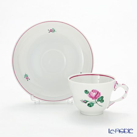 アウガルテン（AUGARTEN） オールドウィンナーローズ（5784） モカカップ＆ソーサー ロココ（070）