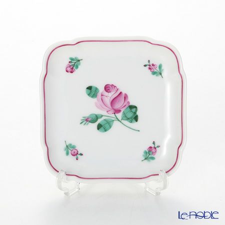 アウガルテン（AUGARTEN） オールドウィンナーローズ（5784） スクエアディッシュ 9×9cm（110）