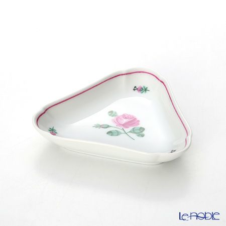 アウガルテン（AUGARTEN） オールドウィンナーローズ（5784） トライアングルディッシュ 10.4cm