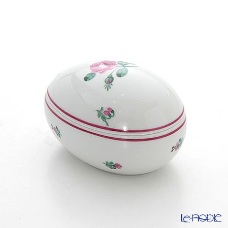 アウガルテン（AUGARTEN） オールドウィンナーローズ（5784） エッグシェイプボックス（606）