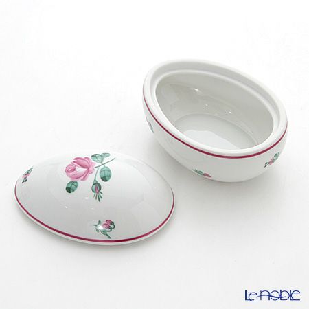 アウガルテン（AUGARTEN） オールドウィンナーローズ（5784） エッグシェイプボックス（606）