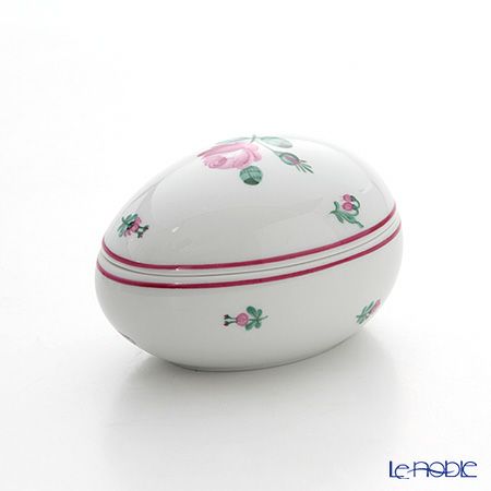 アウガルテン（AUGARTEN） オールドウィンナーローズ（5784） エッグシェイプボックス（606）