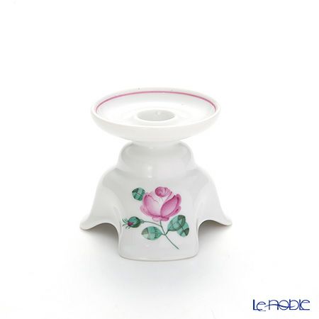 アウガルテン（AUGARTEN） オールドウィンナーローズ（5784） キャンドルスタンド脚付（661）