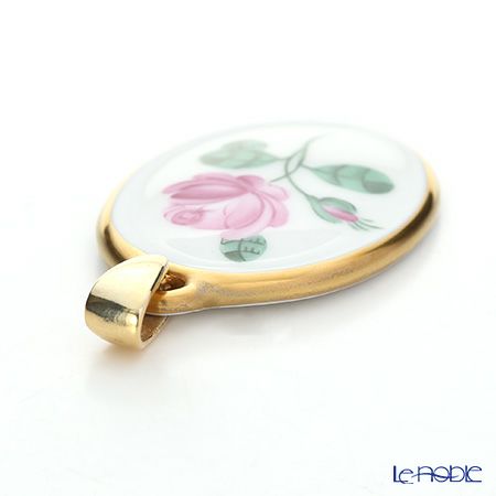 アウガルテン（AUGARTEN） オールドウィンナーローズ（5784） ペンダント（金縁）（753）