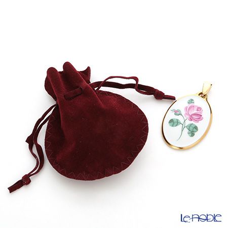 アウガルテン（AUGARTEN） オールドウィンナーローズ（5784） ペンダント（金縁）（753）