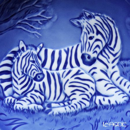 ビングオーグレンダール（Bing＆Grondahl） マザーズデイプレート 2013年 「Zebra with foal」
