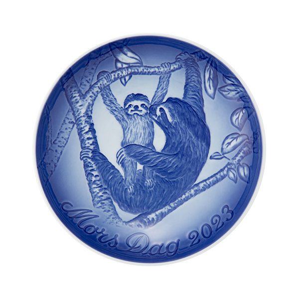 ビングオーグレンダール（Bing＆Grondahl） マザーズデイプレート 2023年／令和5年 15cm Sloth with Young 1902723／1066057