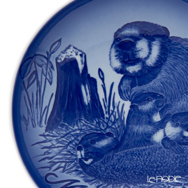 ビングオーグレンダール（Bing＆Grondahl） マザーズデイプレート 2024年／令和6年 15cm ビーバーの親子 1902724／1070760