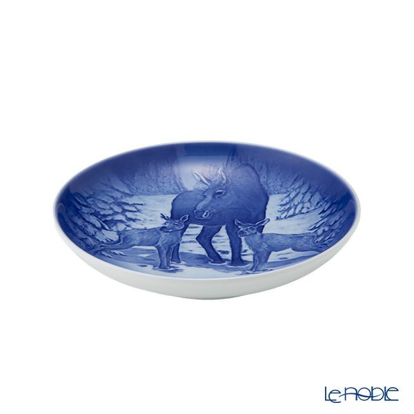 ビングオーグレンダール（Bing＆Grondahl） マザーズデイプレート 2025年／令和7年 「Cow Moose with Calves ヘラジカの親子」 15cm 1074929