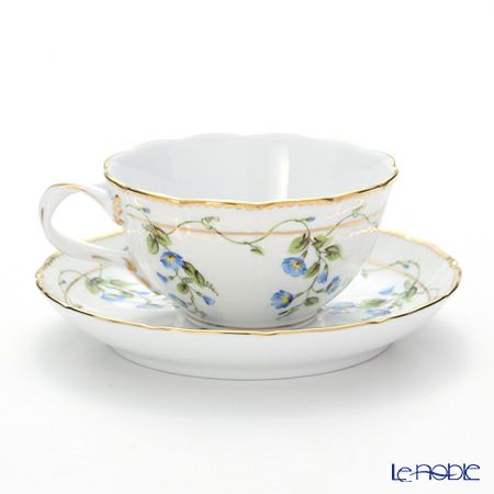 ヘレンド モーニンググローリー NY 04247-0-00 ティーカップ＆ソーサー
