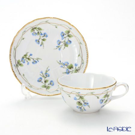 ヘレンド モーニンググローリー NY 04247-0-00 ティーカップ＆ソーサー